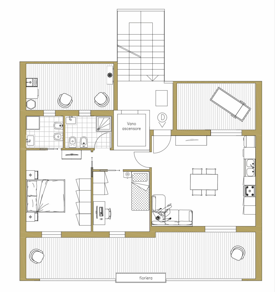 TRIVANO TERZO E QUARTO PIANO
